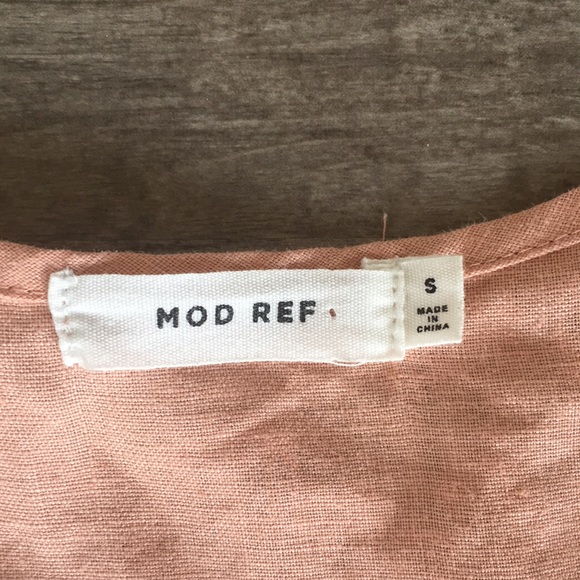 NWOT Mod Ref Linen vest - Picture 2 of 3